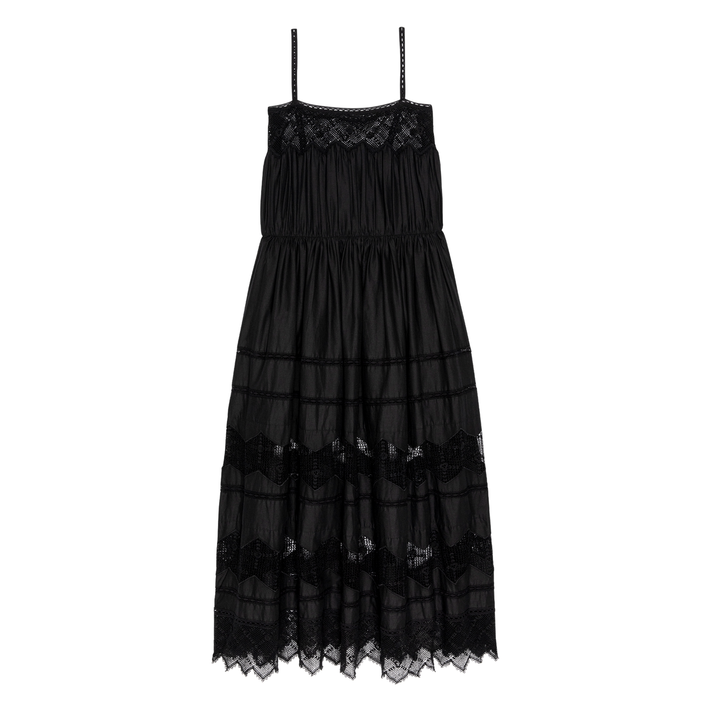 The Rosette Dress - Black