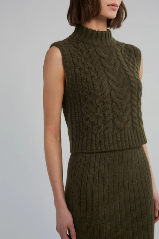 Ada Tank- Dark Olive
