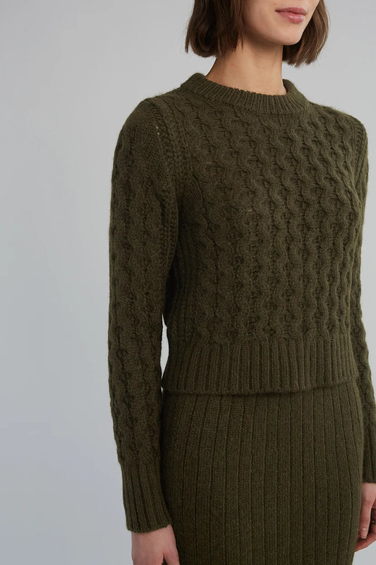 Amara Sweater - Dark Olive