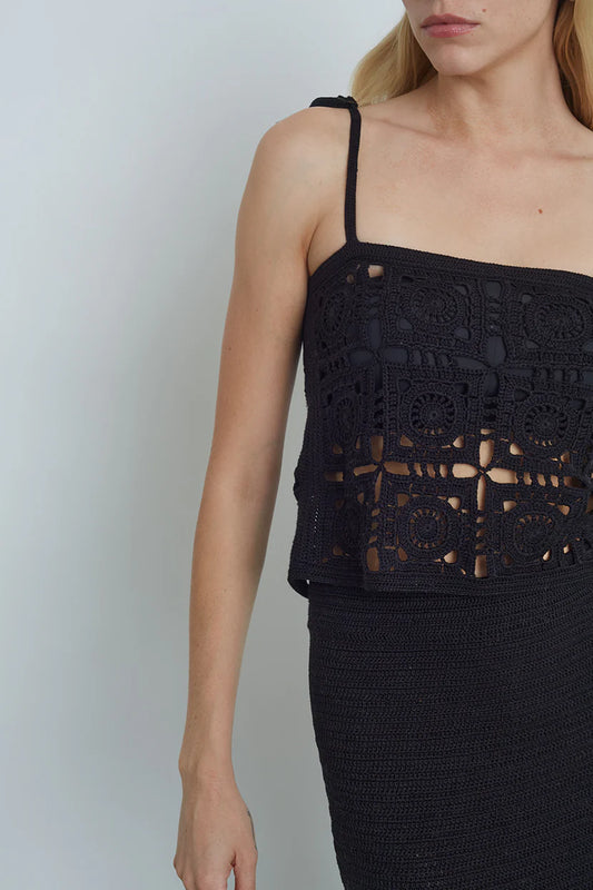 Iola Crochet Top