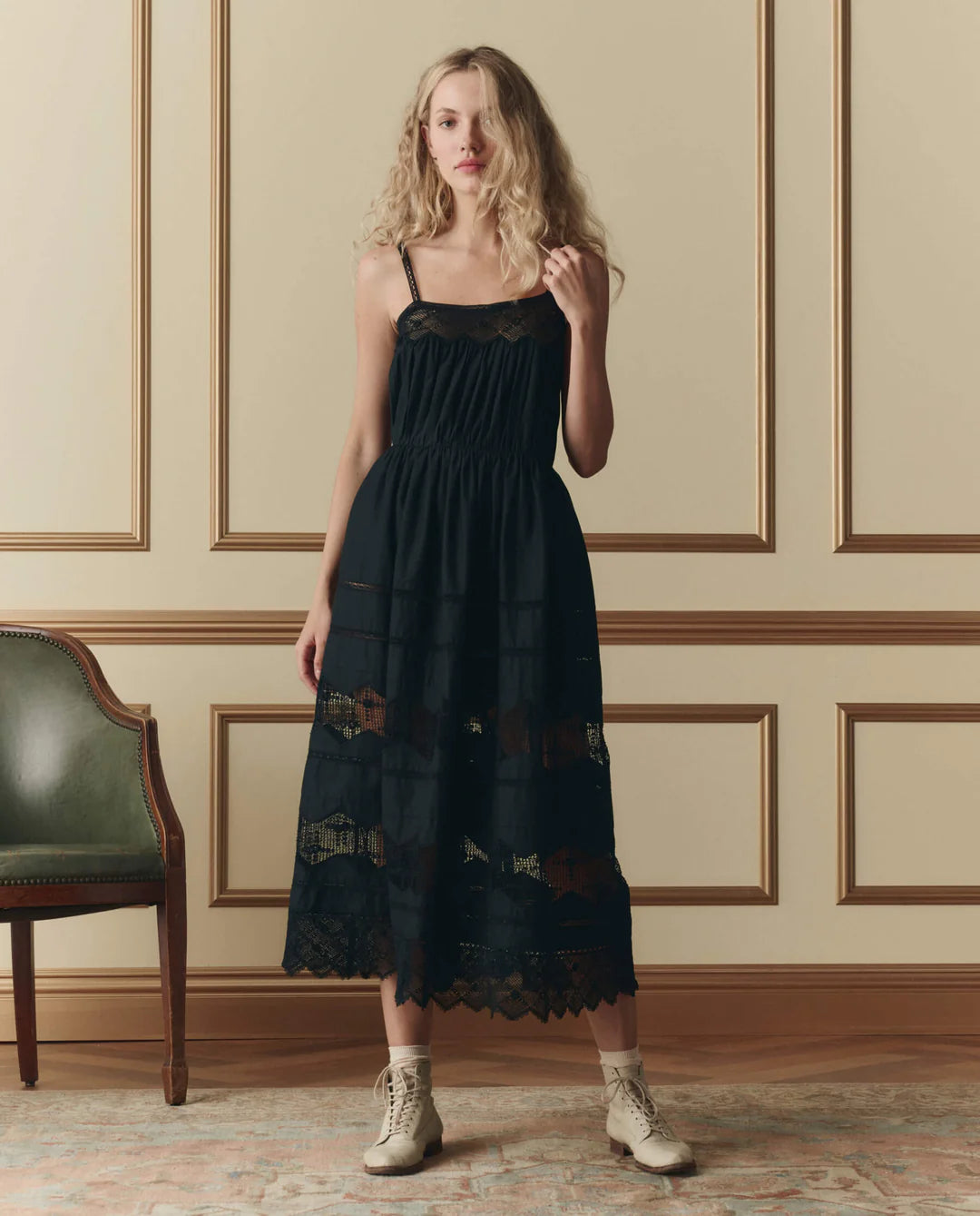rosette dress black The Size:6/38 What Color Shoes to Perfect for a date product-type-high-neck-tankini-top