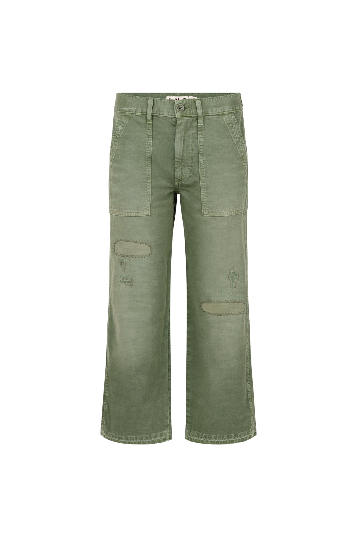 Easy Army Slouch Crop - Surplus Mended