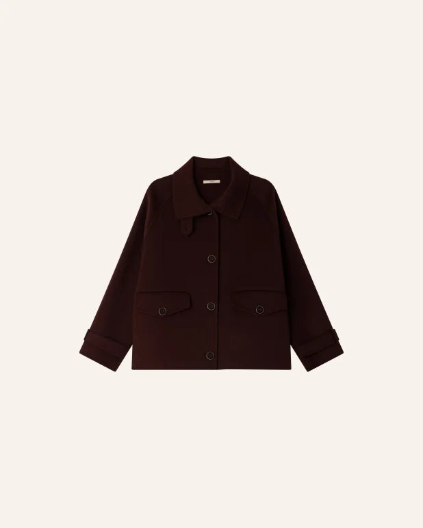 Valley Nevado Wool Coat - Espresso