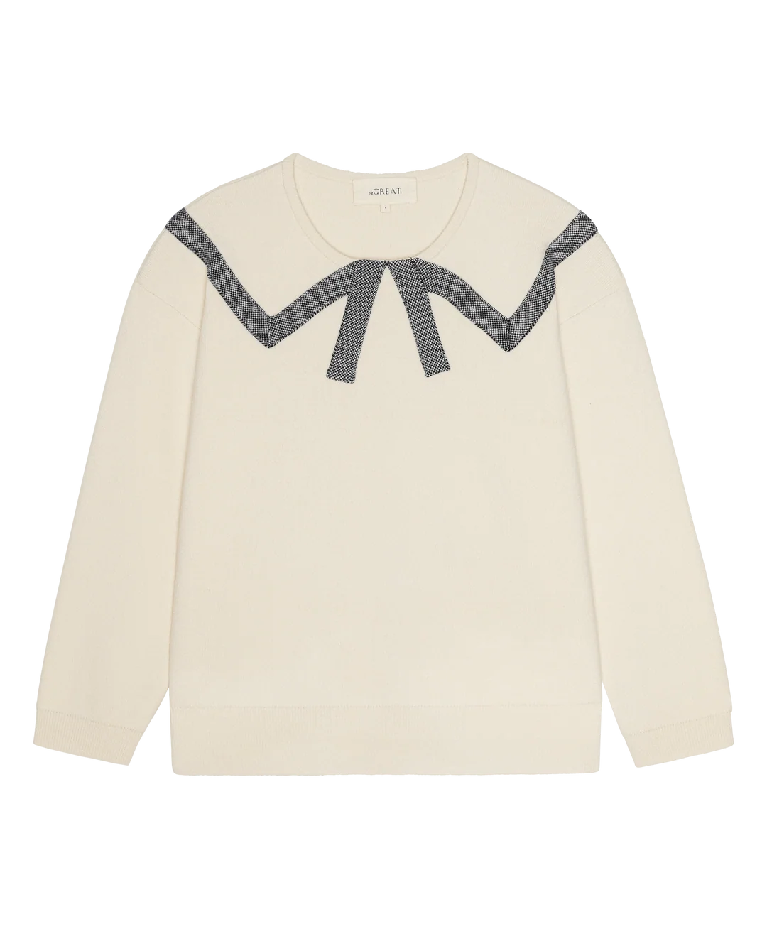 The Bow Sweater - Cream