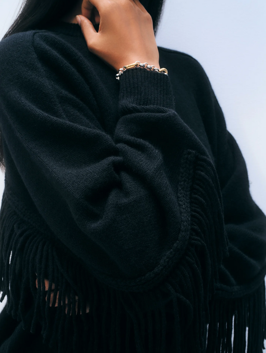 Cashmere Fringe Crew