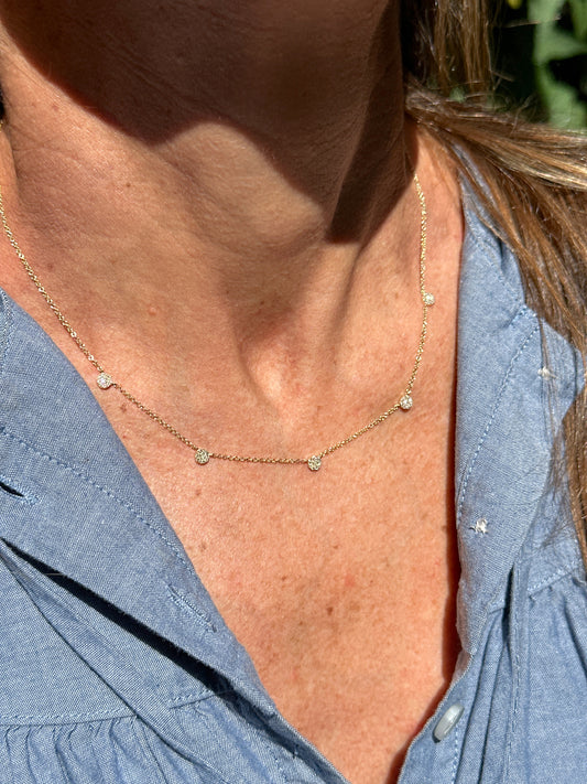 Diamond Dot Necklace