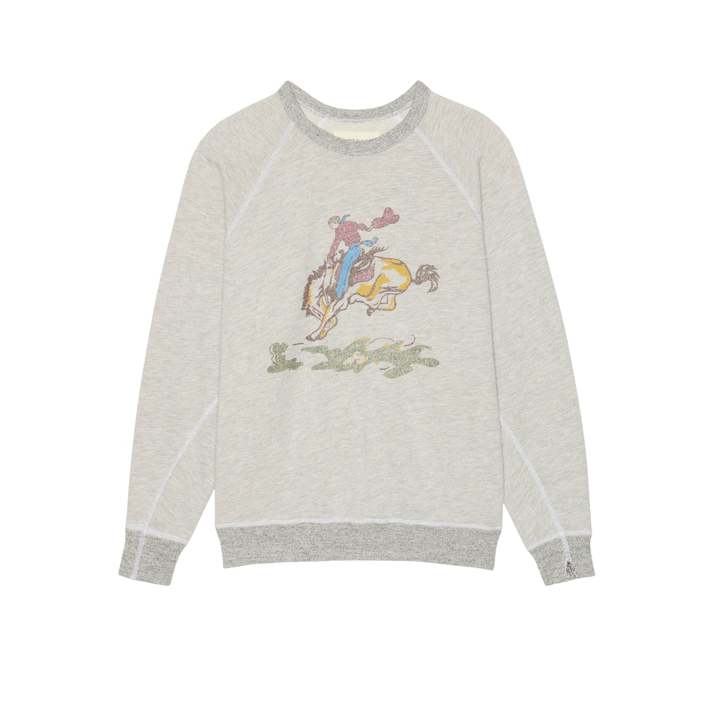 The College Sweatshirt W/ Rider Graphic