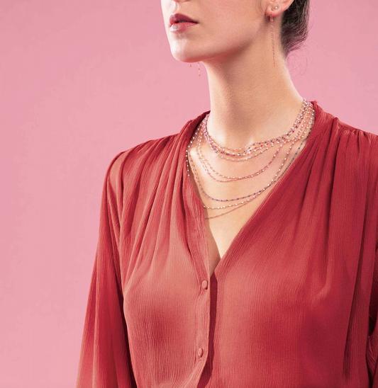 Classic Gigi Necklace - Pink