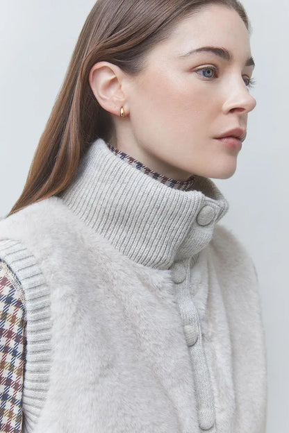 Doodle Vest - Creme