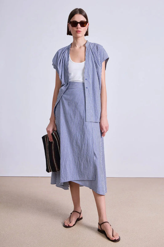 Marsala Asymmetrical Skirt