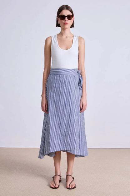 Marsala Asymmetrical Skirt