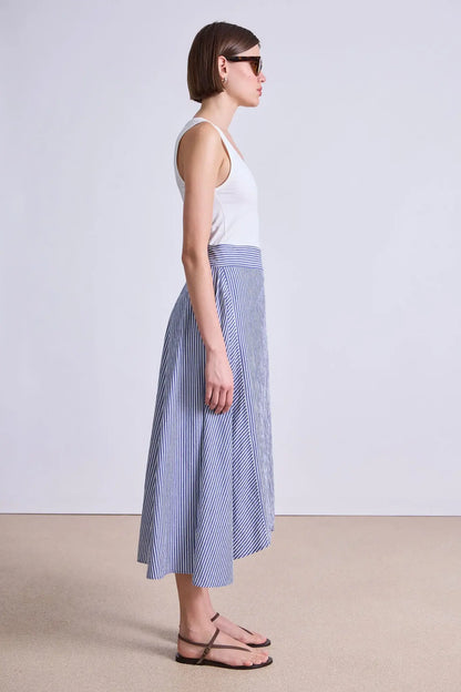 Marsala Asymmetrical Skirt