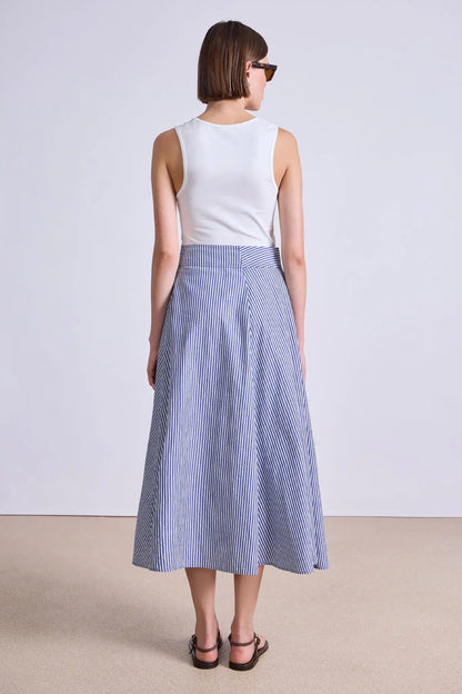 Marsala Asymmetrical Skirt