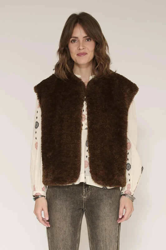 Gina Vest - Brown