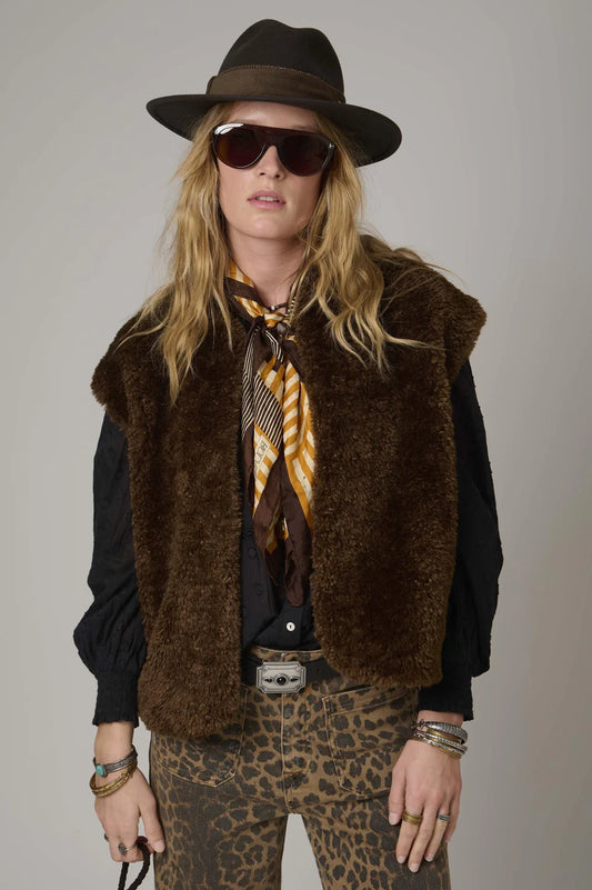 Gina Vest - Brown