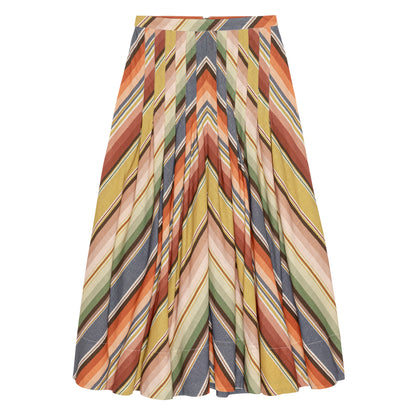 The Rhythm Skirt - Davenport Stripe