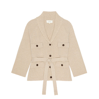 The Commander Riding Cardigan - Cream