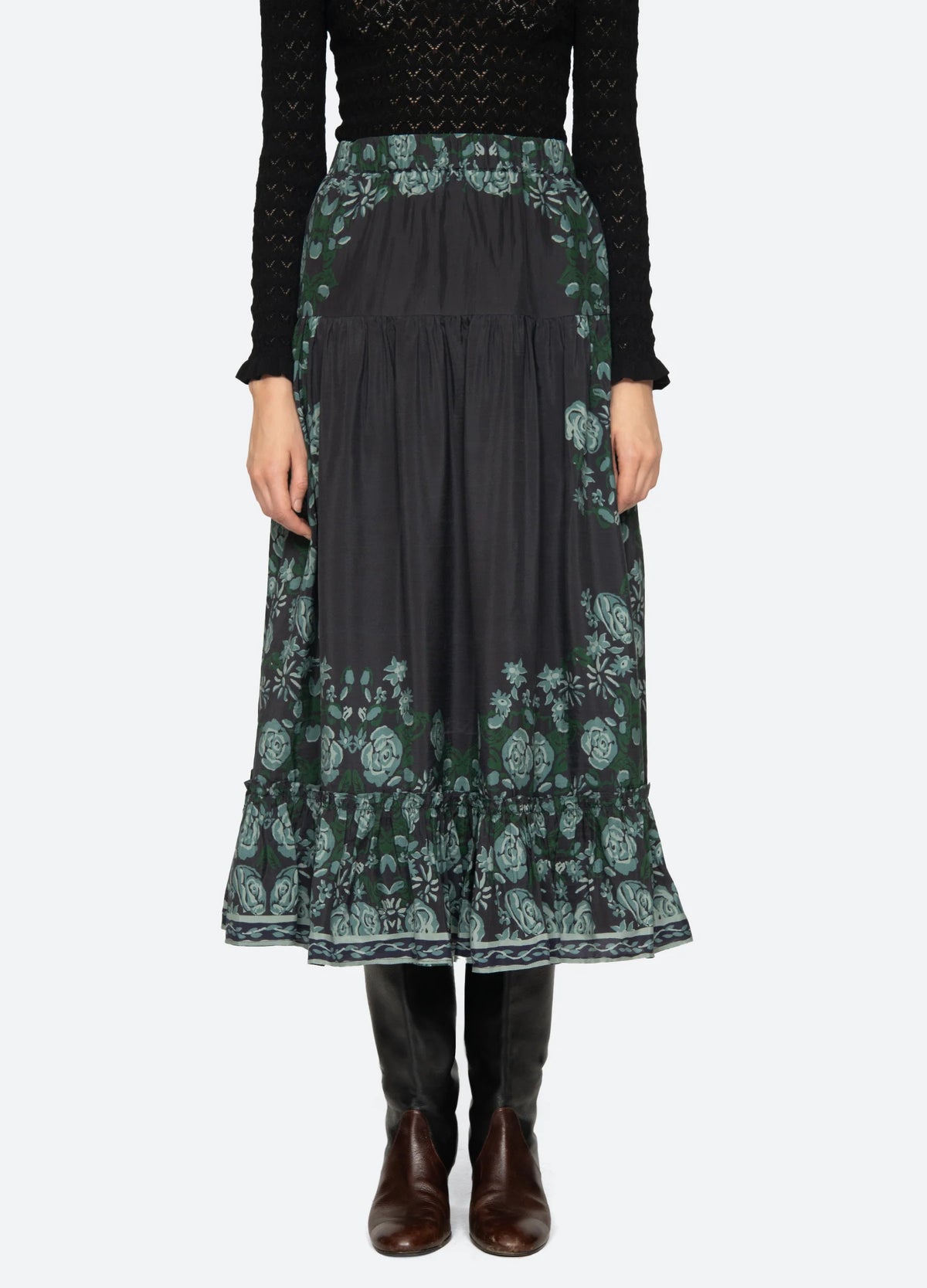 Tulla Print Midi Skirt - Multi