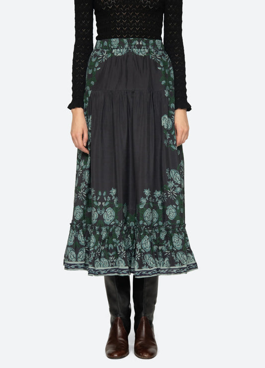 Tulla Print Midi Skirt - Multi