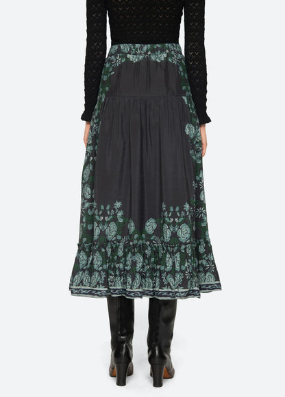 Tulla Print Midi Skirt - Multi