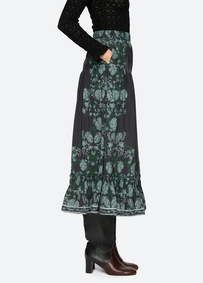 Tulla Print Midi Skirt - Multi
