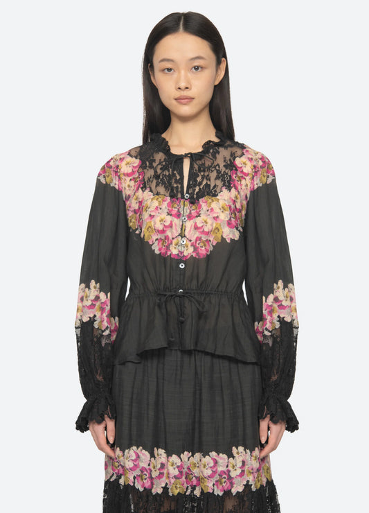 Persephone Top - Black