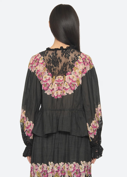 Persephone Top - Black