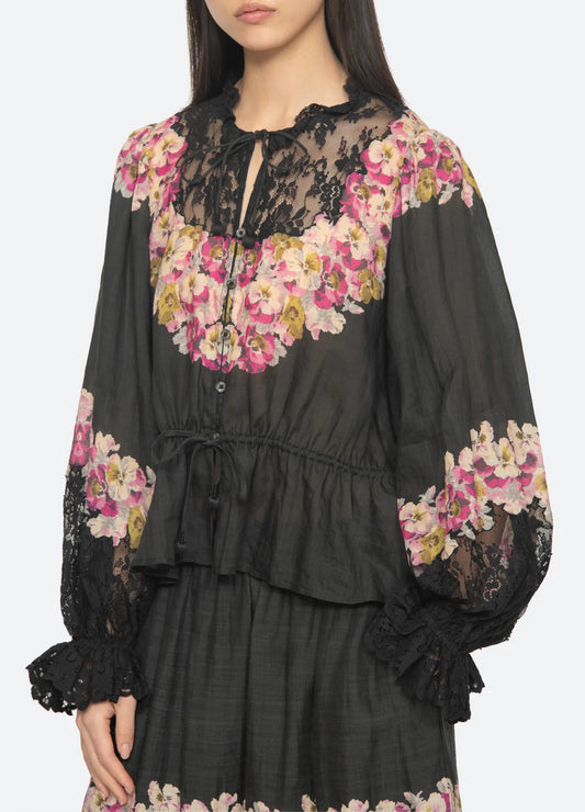 Persephone Top - Black