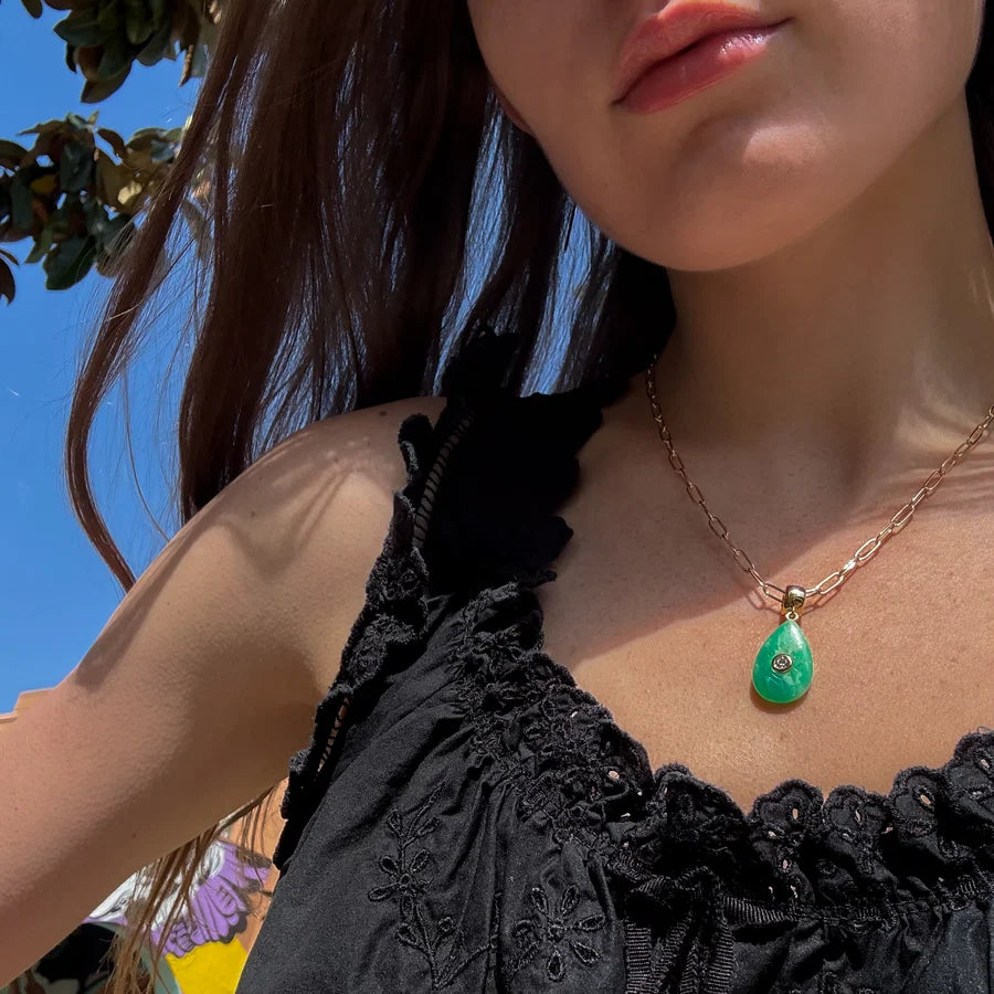 Bardot Chrysoprase Bail Charm