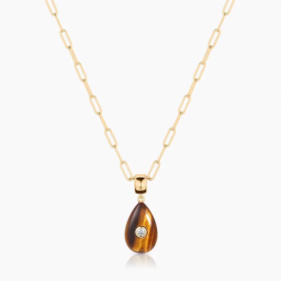 Bardot Tiger's Eye Bail Charm
