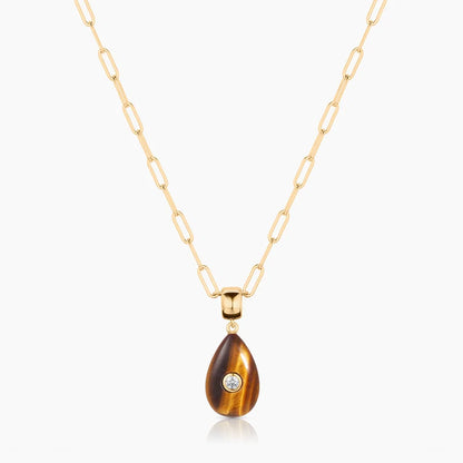 Bardot Tiger's Eye Bail Charm