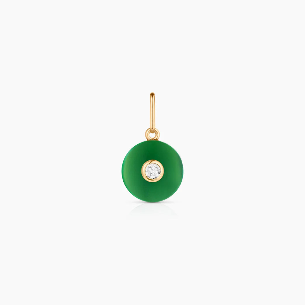 Bon Bon Green Jade Charm
