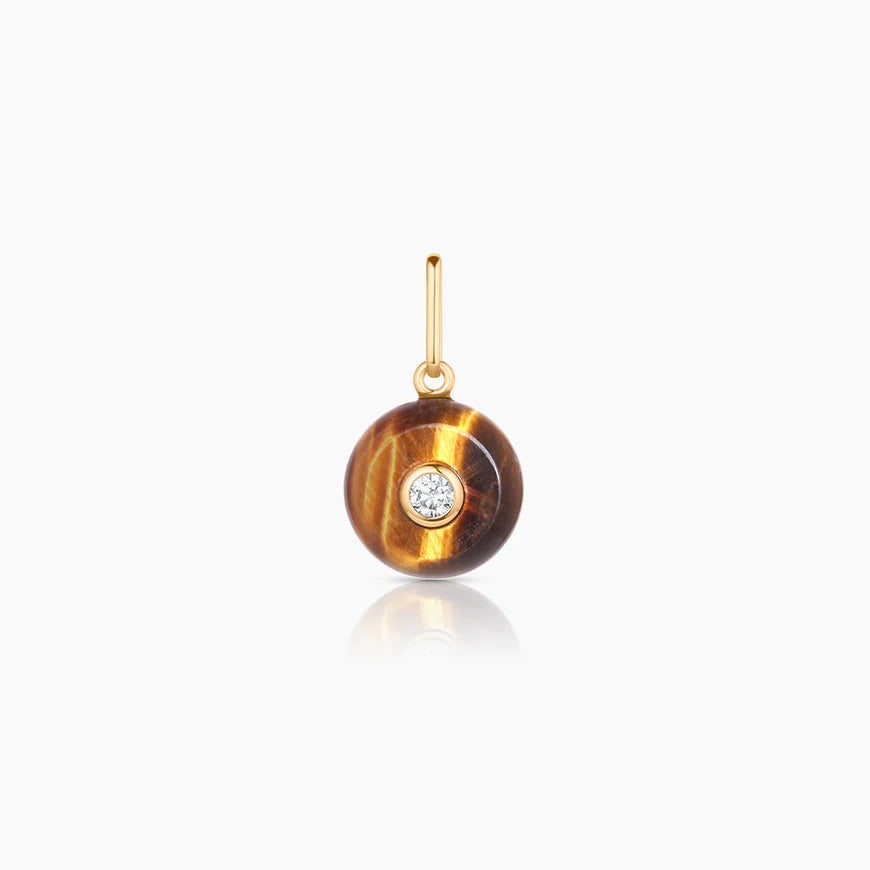 Bon Bon Tiger's Eye Charm