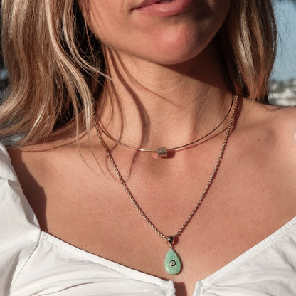 Bardot Amazonite Bail Charm