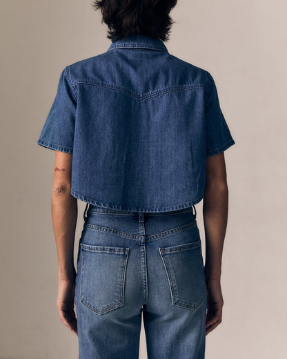 Short Sleeve Swing Shirt - Ocean Breeze