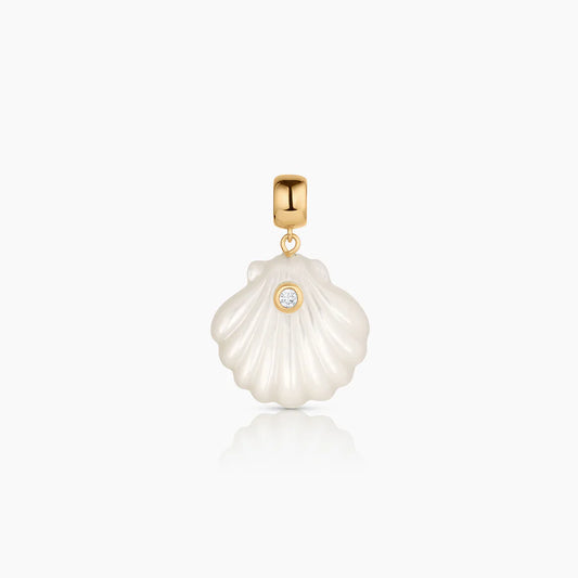 Coquille Mother of Pearl Shell Charm