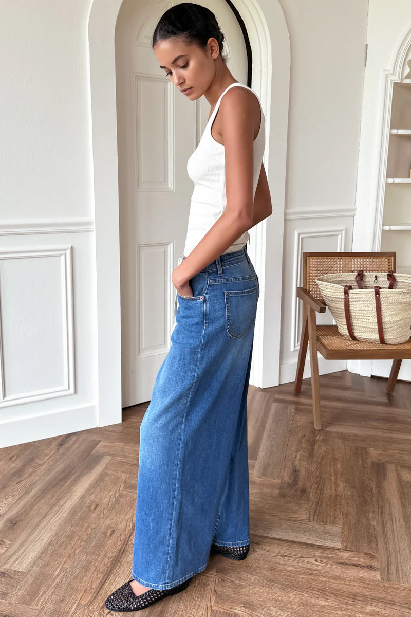 Rib Layering Tank - Ivory