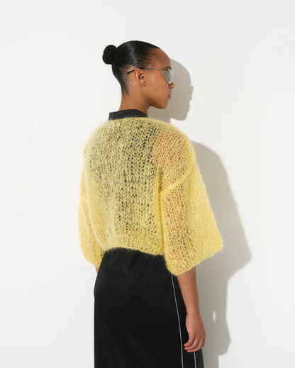 Mohair Light Short Sleeve - Yellow