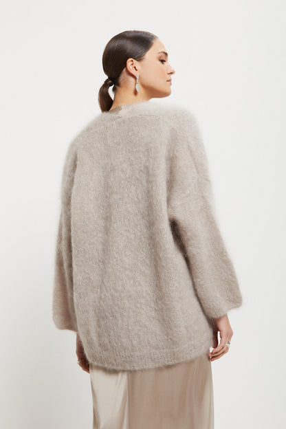 Mohair Wool Cardigan