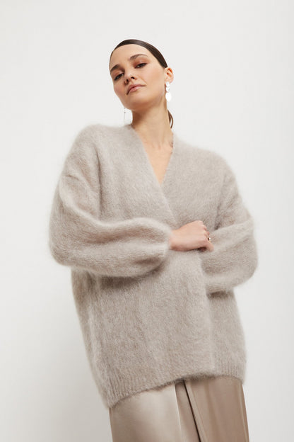 Mohair Wool Cardigan