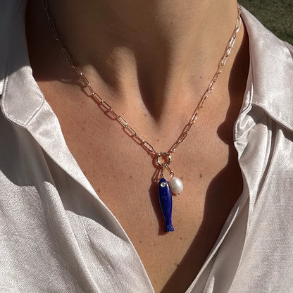 Fortuna Lapis Fish Charm