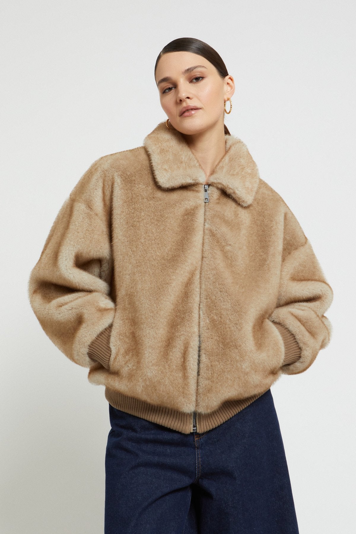 Faux Fur Jacket