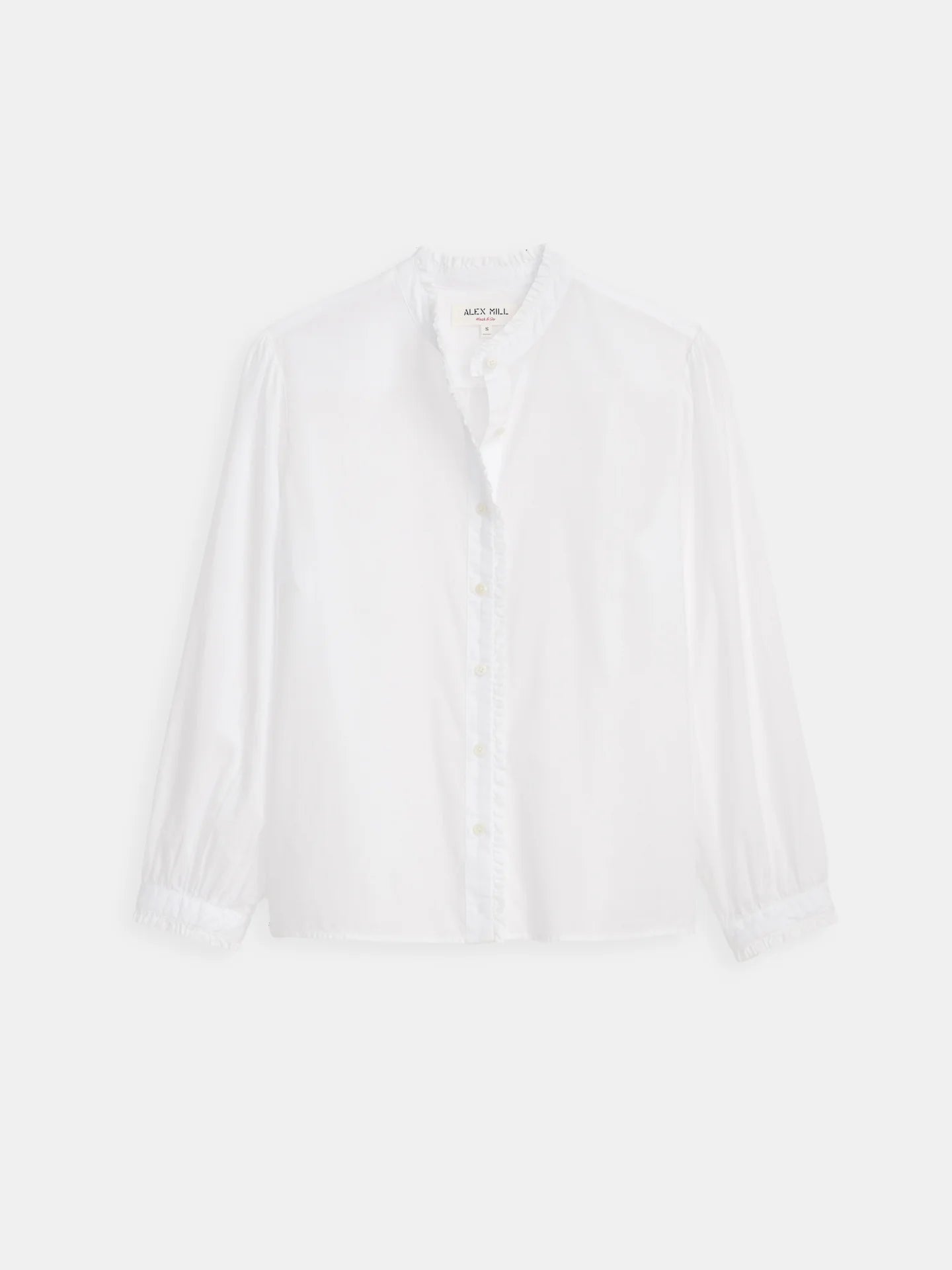 Chantilly Ruffle Shirt - White