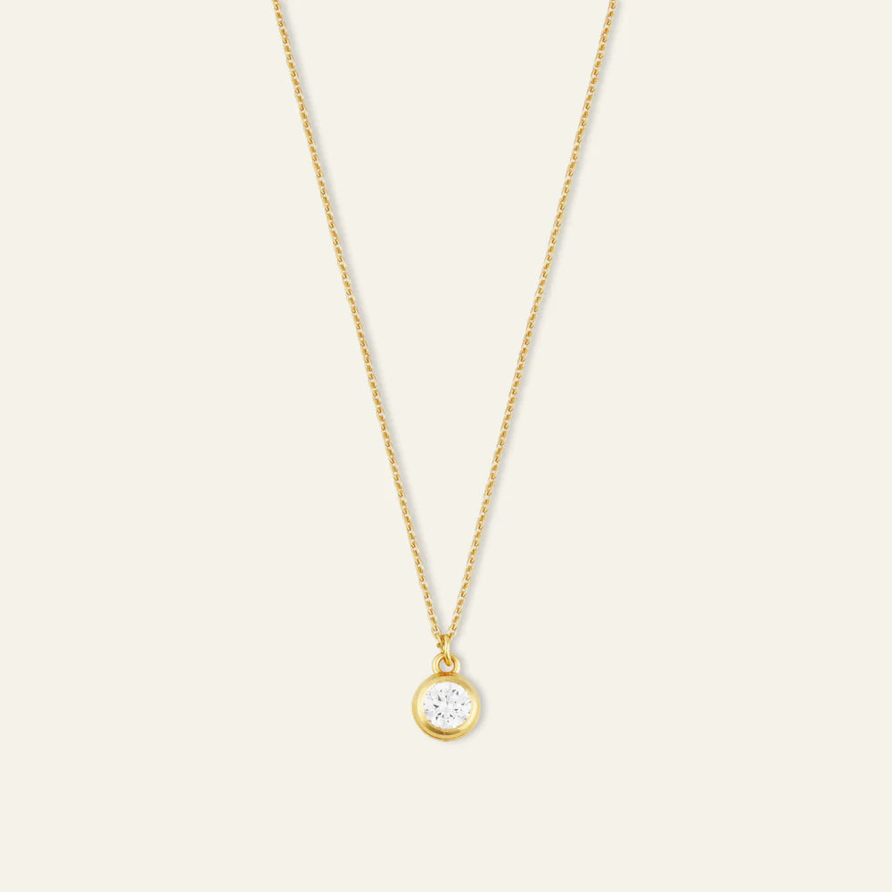 Dainty Bezel Necklace