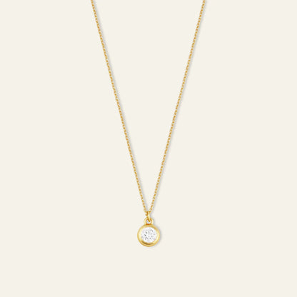 Dainty Bezel Necklace