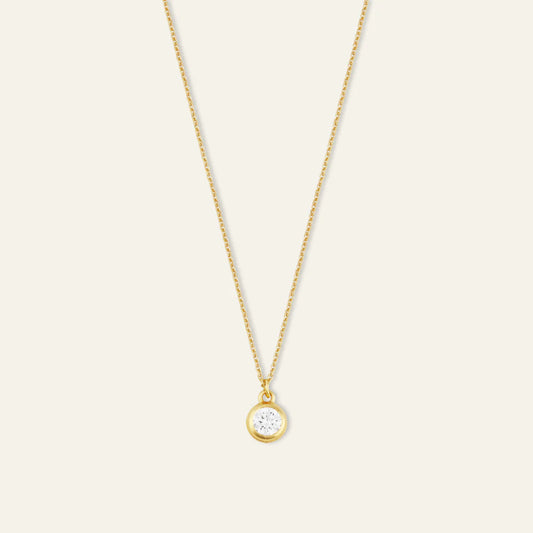 Dainty Bezel Necklace