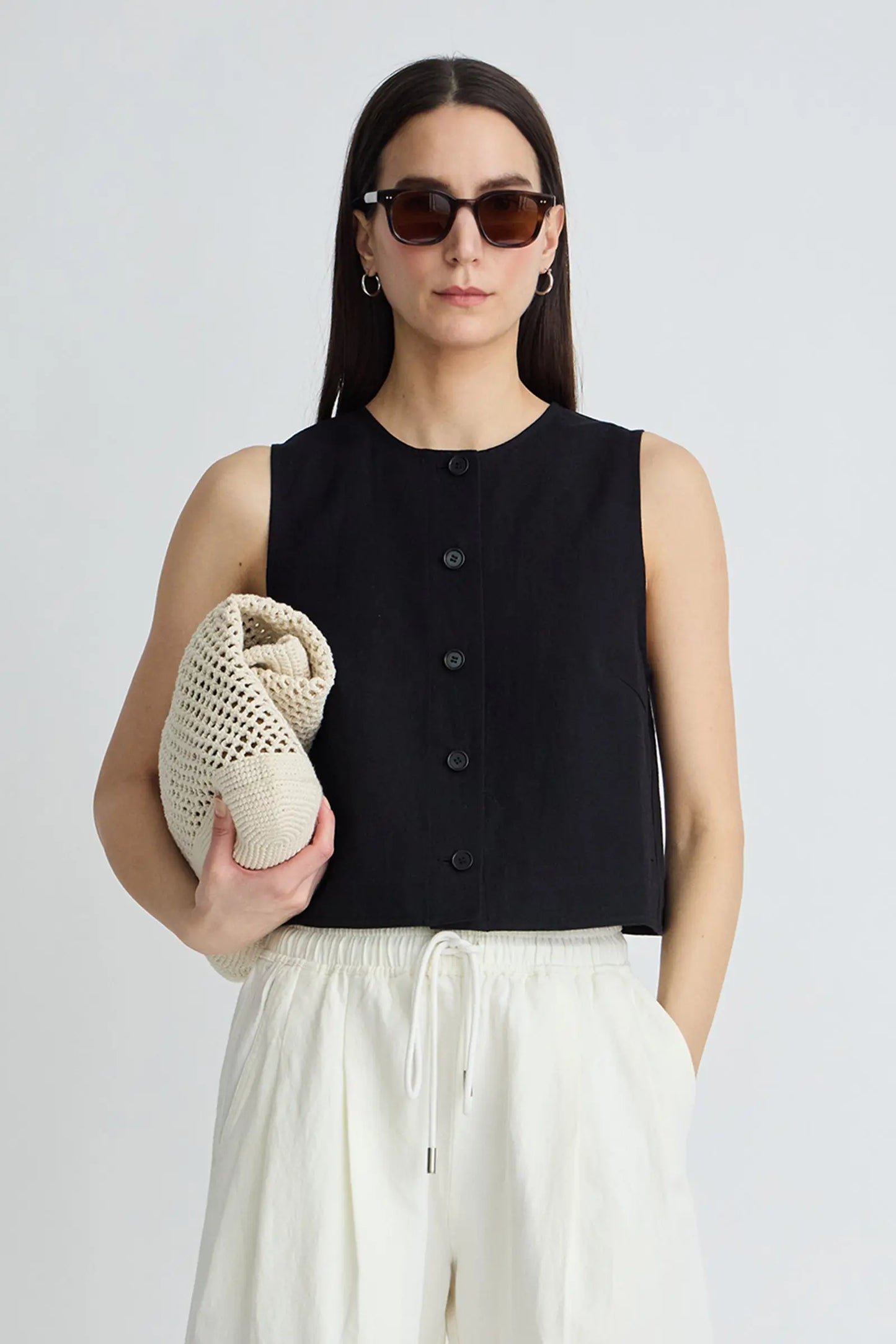 Godet Tank - Black