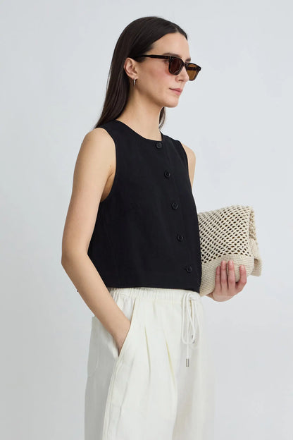 Godet Tank - Black