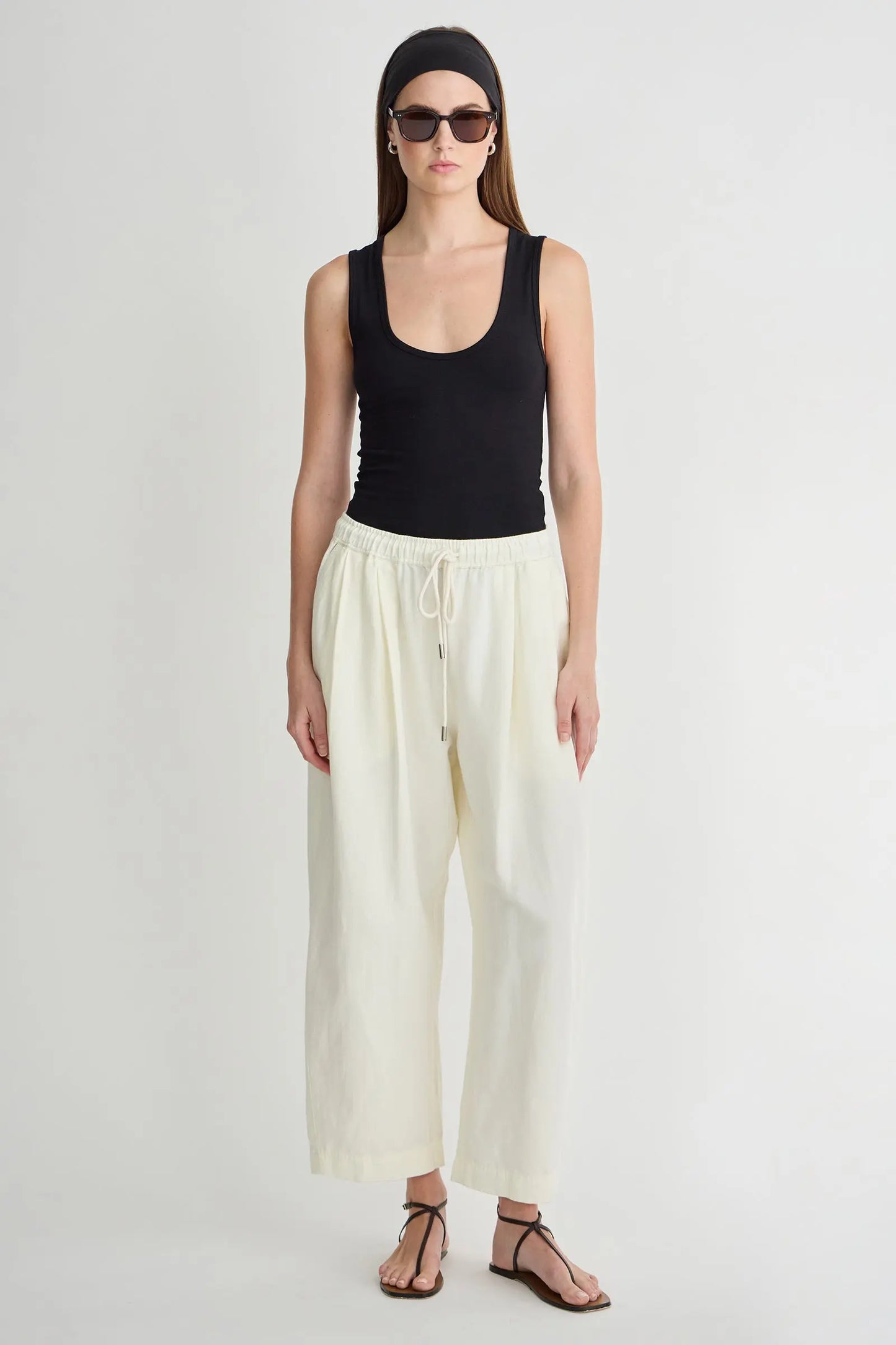 Everyday Pull-On Pant - Cream
