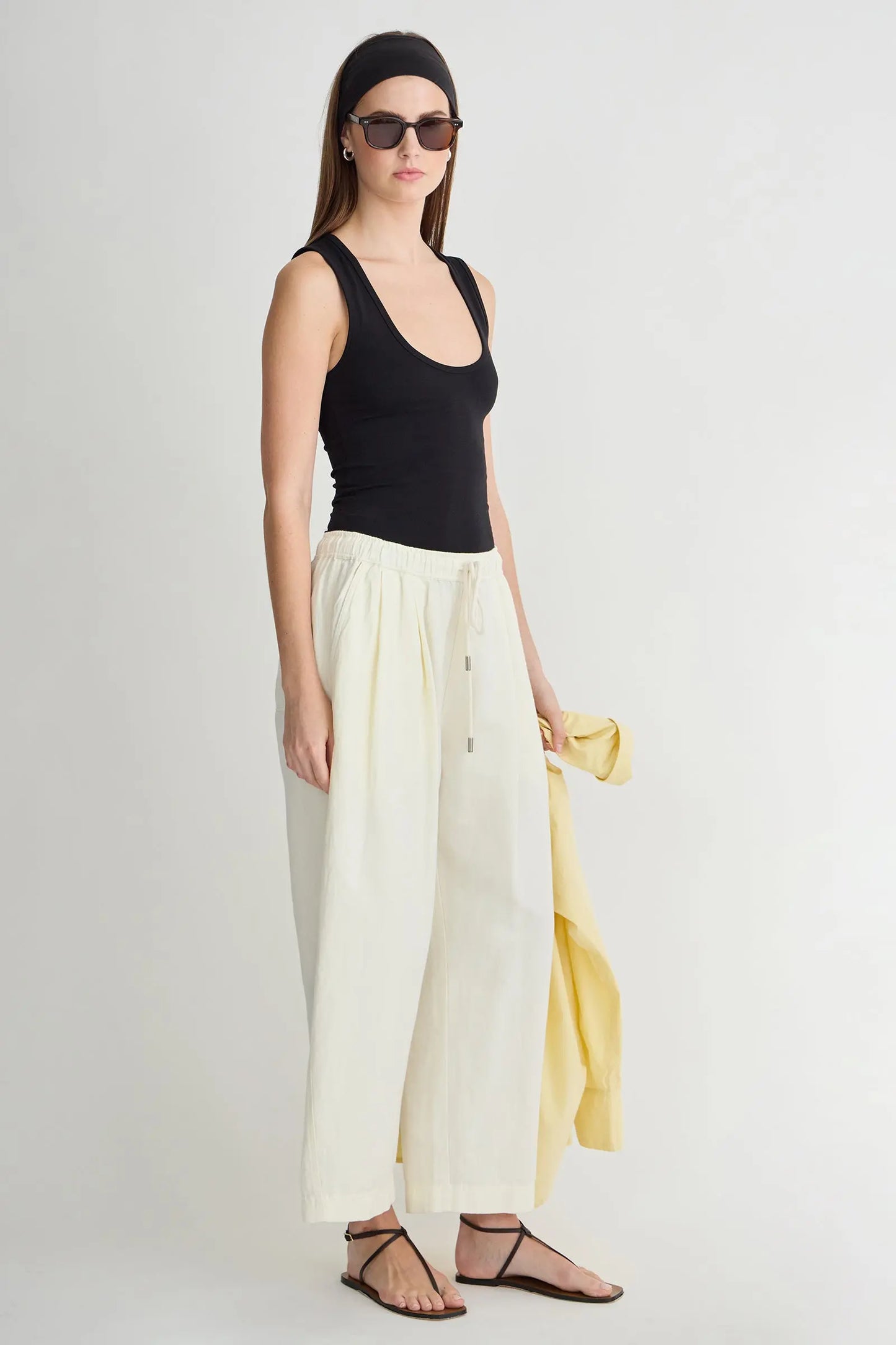 Everyday Pull-On Pant - Cream